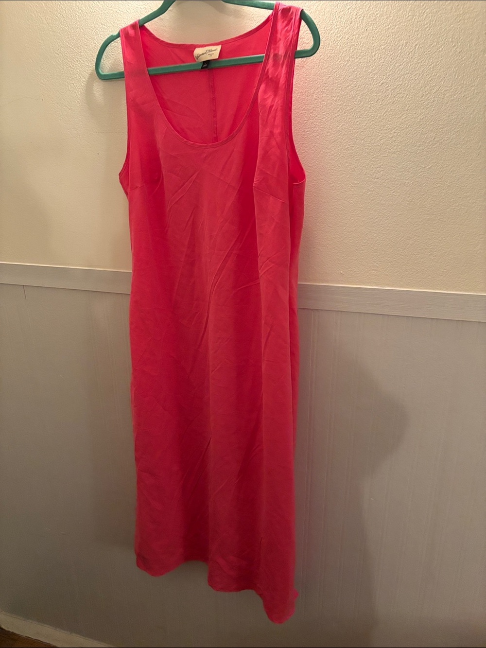 Universal Thread Sleeveless Slip Dress in Bright Pink